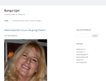 Tablet Screenshot of bangalijst.org